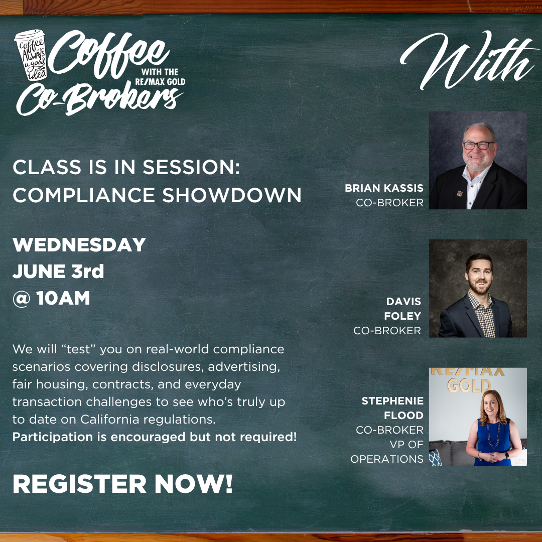 Coffee With The Co-Brokers “Class Is In Session: Compliance Showdown”